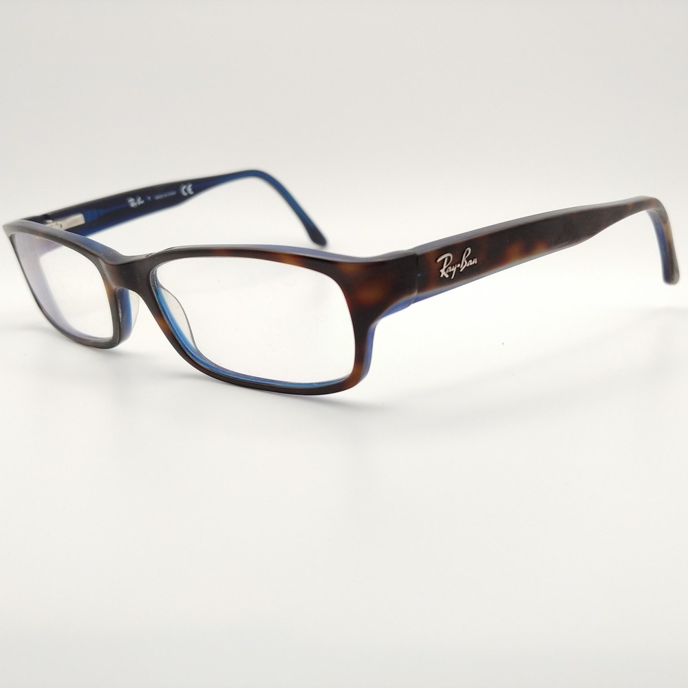 Ray-Ban Eyeglass Frames Unisex 52-16-135 Tortoise Blue RB 5114 5064 Rectangular